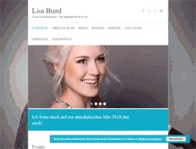 Tablet Screenshot of lisabund.de